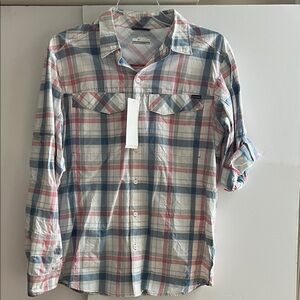 NEW Columbia Men’s Omni-Shade convertible long/short sleeves in Medium